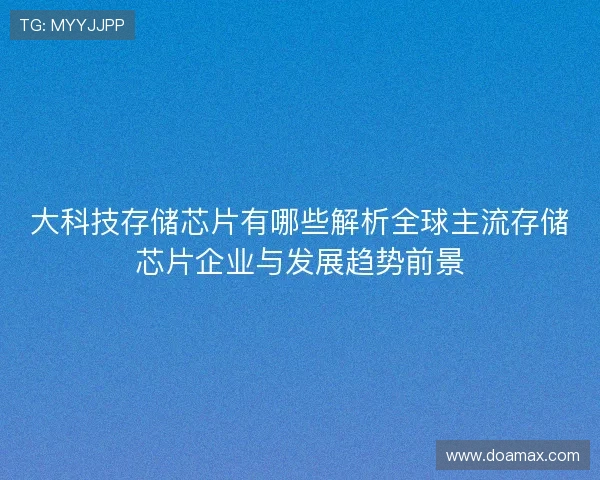 大科技存储芯片有哪些解析全球主流存储芯片企业与发展趋势前景